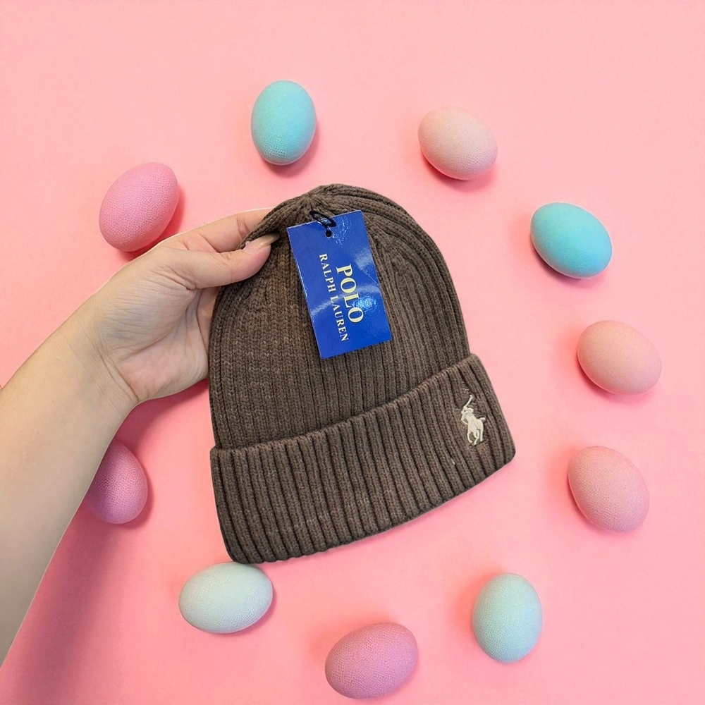 Polo by Ralph Lauren Chocolate Knit Hat